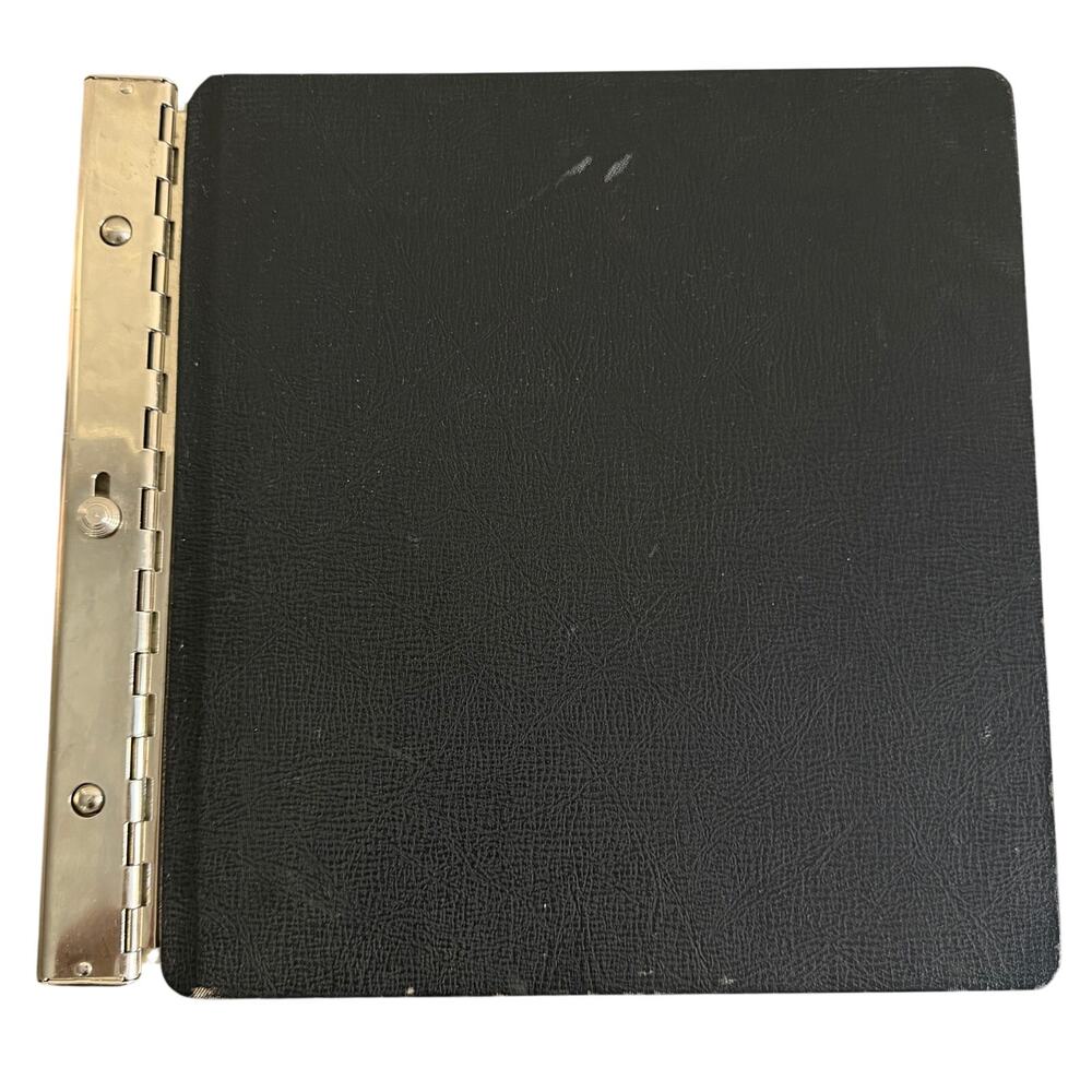 Vintage U.S. National 94-599 Accounting Ledger Book Metal Spine USA